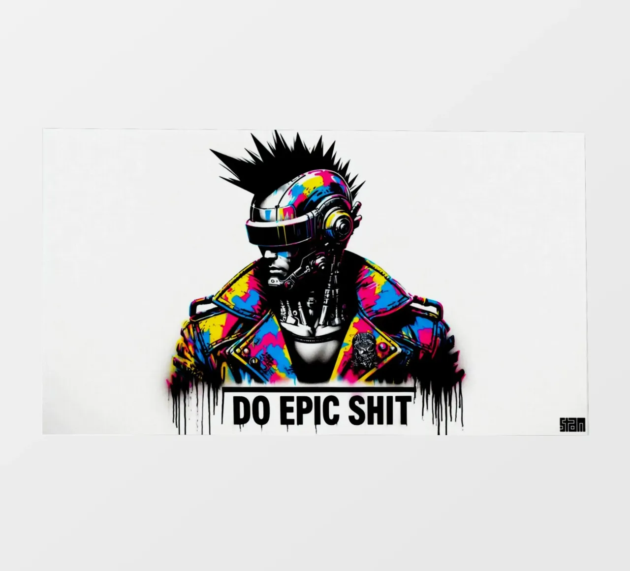 do epic shit – Stencil, Graffiti & Streetart pellicola backlit da STAN Z.