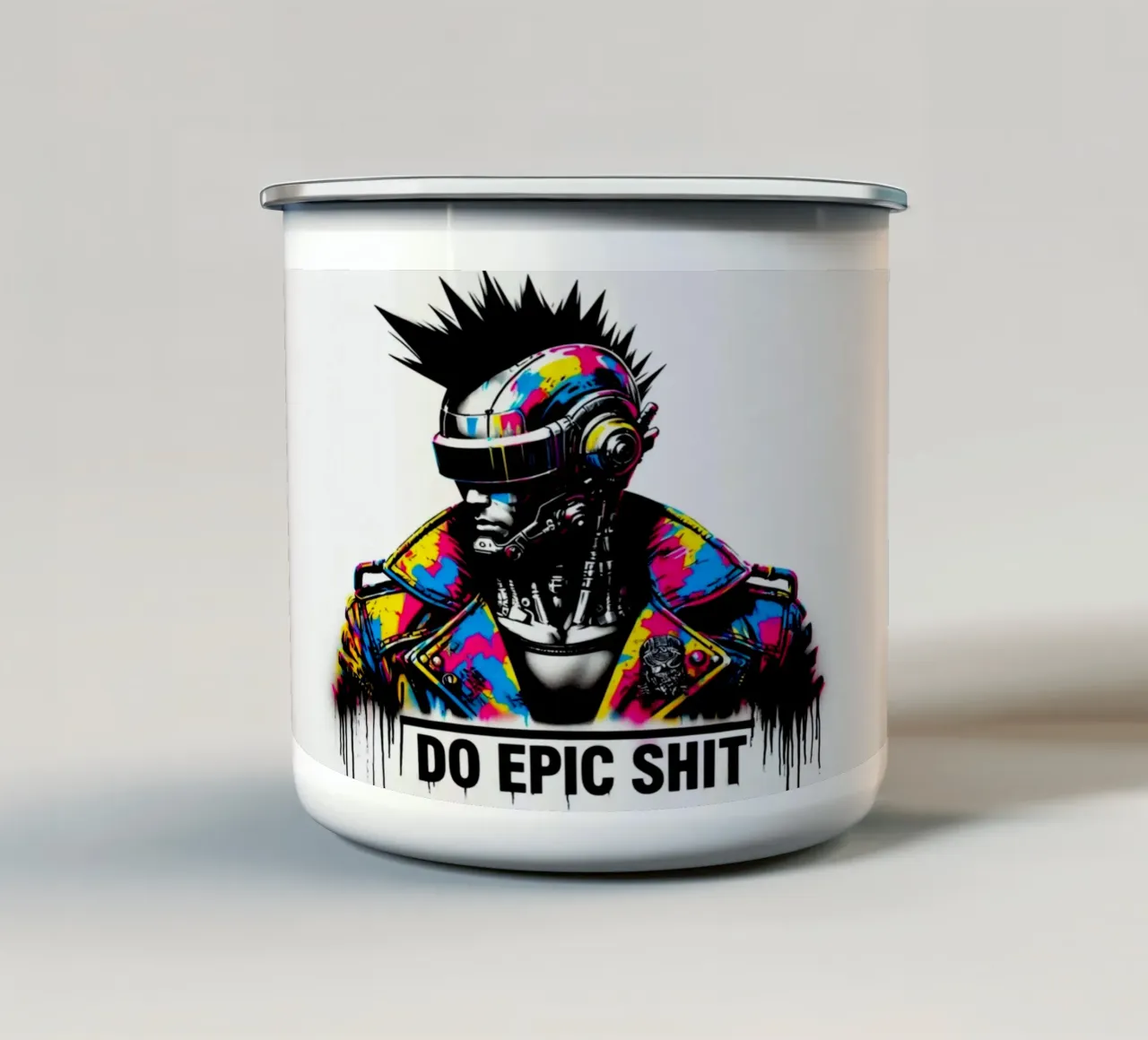 do epic shit – Stencil, Graffiti & Streetart tazza in smalto da STAN Z.