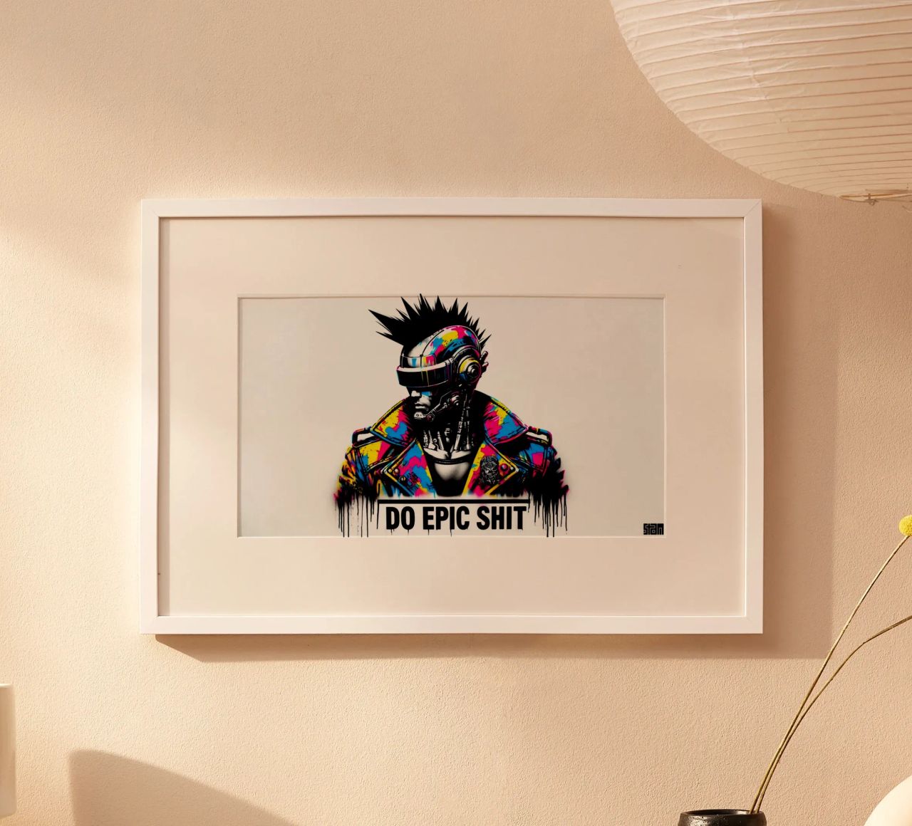 do epic shit – Stencil, Graffiti & Streetart poster de STAN Z.