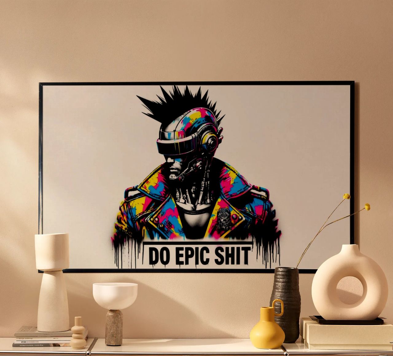 do epic shit – Stencil, Graffiti & Streetart poster de STAN Z.