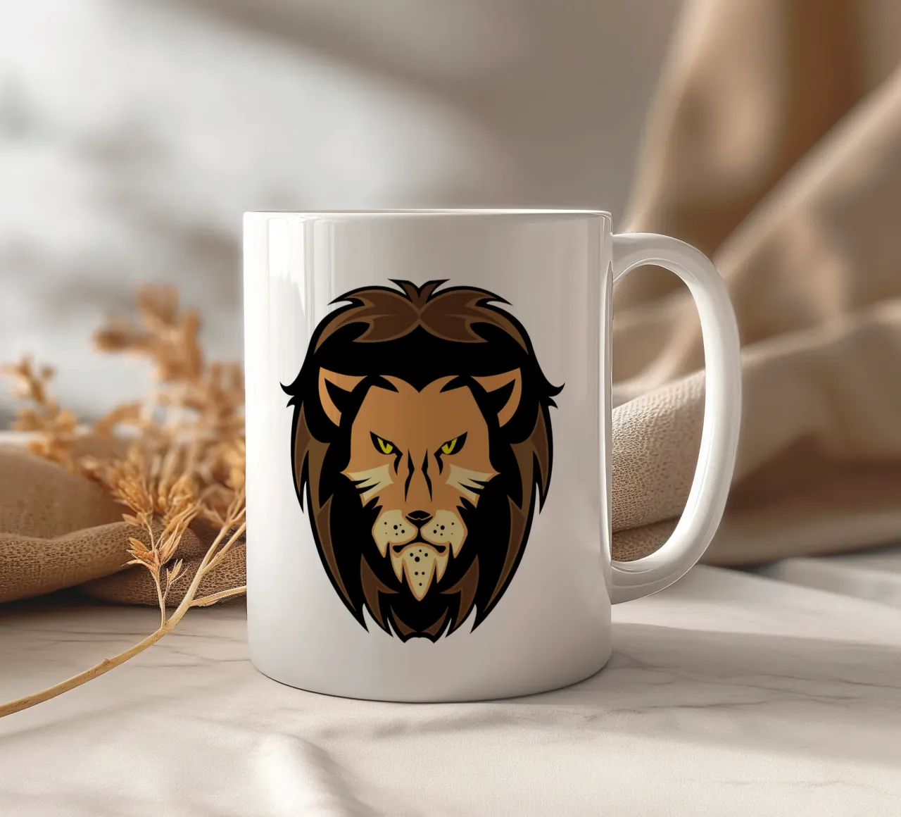 Il Re Leone arrabbiato di tendenza ora tazza in ceramica da Urban Life