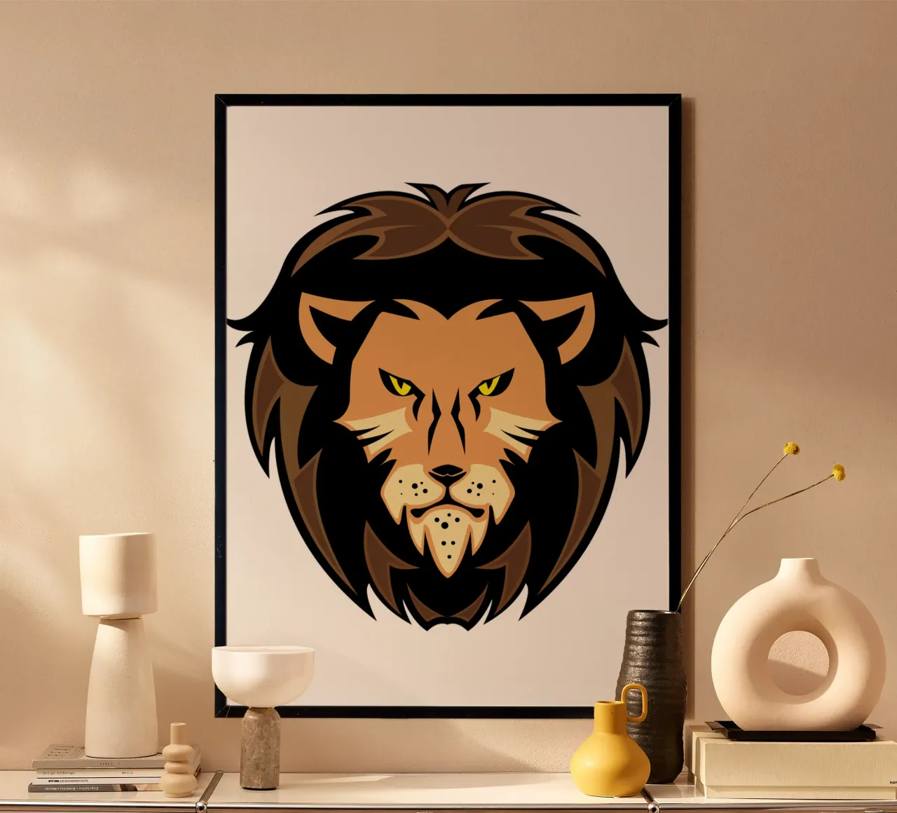 Il Re Leone arrabbiato di tendenza ora poster da Urban Life