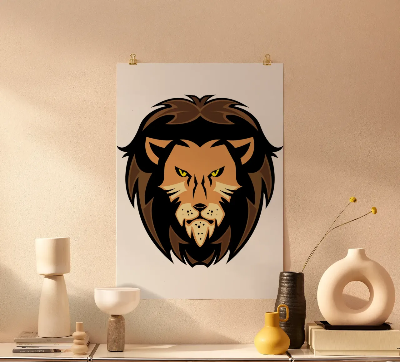 Il Re Leone arrabbiato di tendenza ora poster da Urban Life