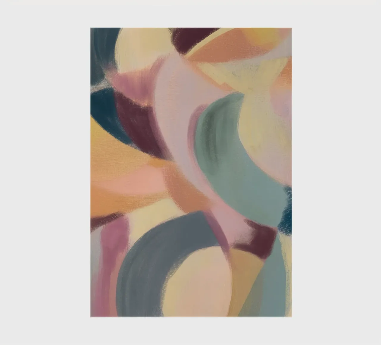 Pastel Chalk Impression notebook by treechild