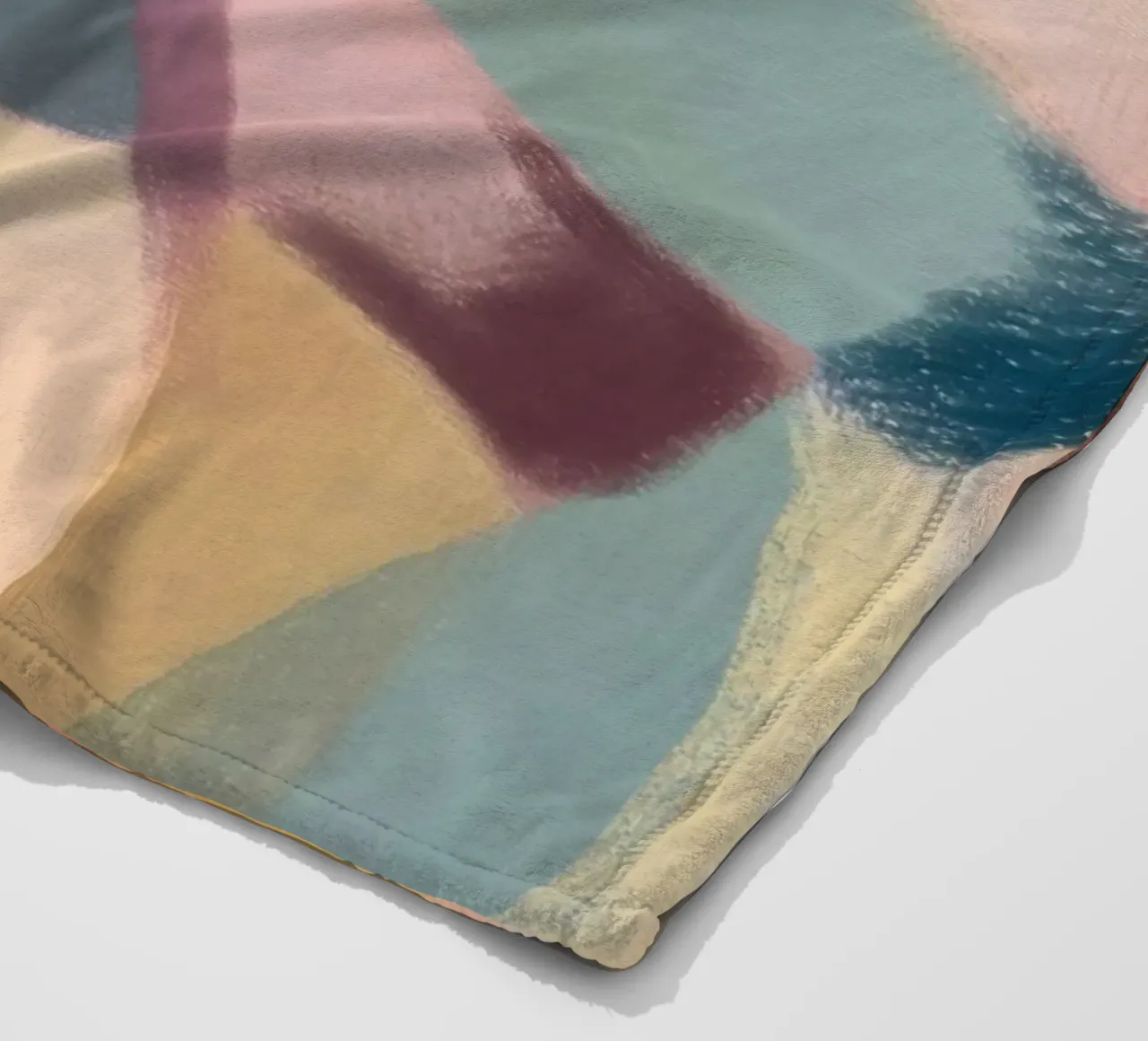 Pastel Chalk Impression fleece blanket by treechild