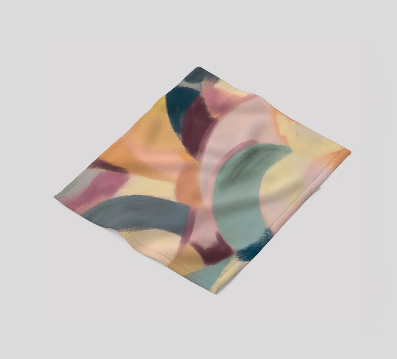 Pastel Chalk Impression fleece blanket by treechild