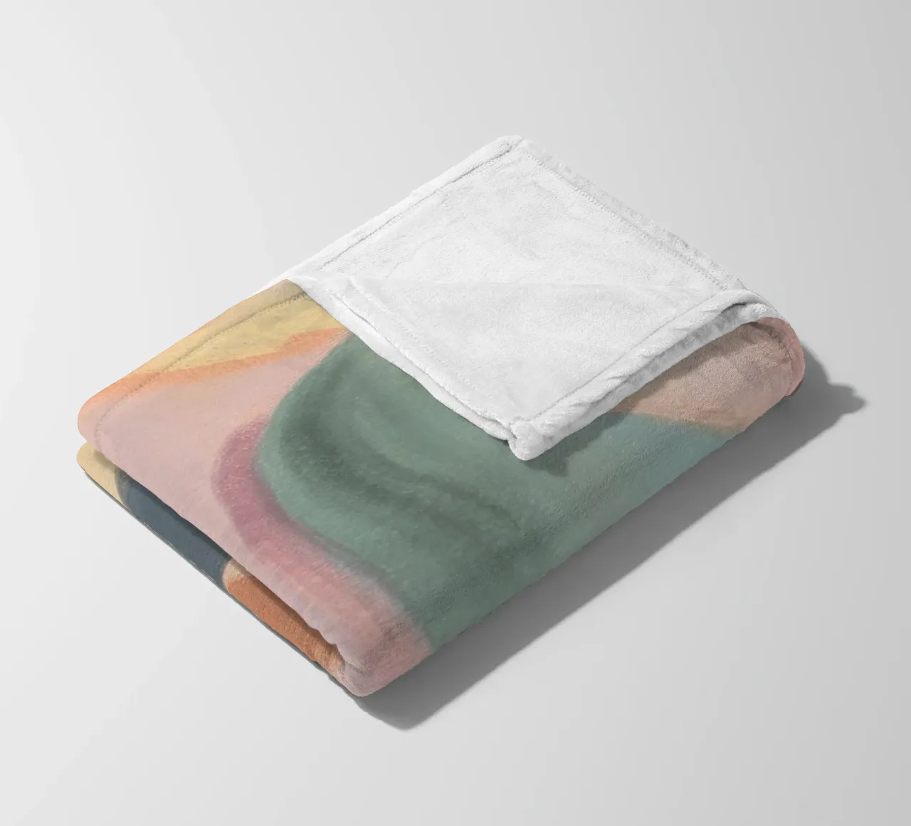 Pastel Chalk Impression fleece blanket by treechild