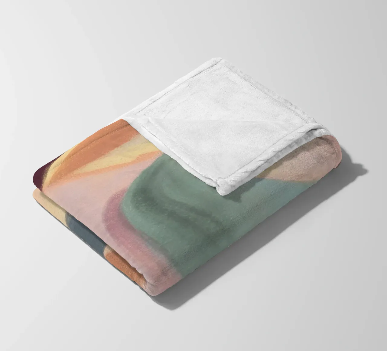 Pastel Chalk Impression fleece blanket by treechild