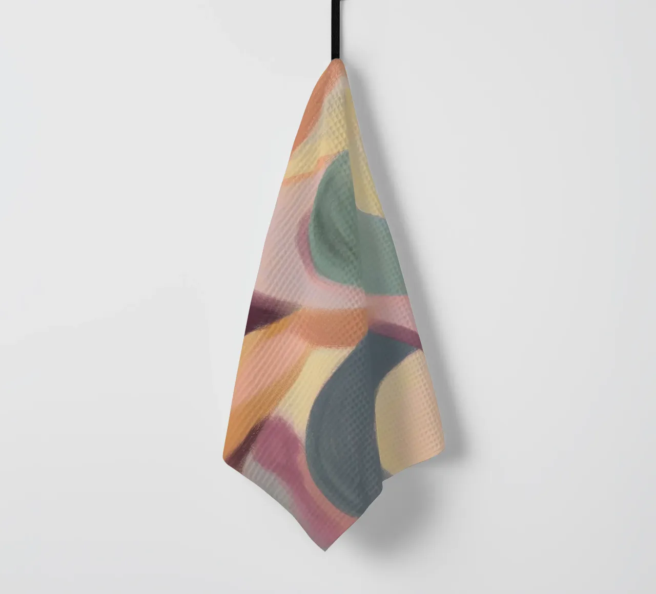 Pastel Chalk Impression tea towel by treechild
