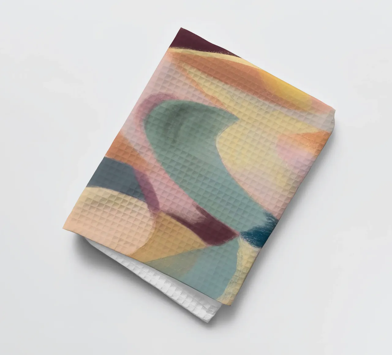 Pastel Chalk Impression tea towel by treechild