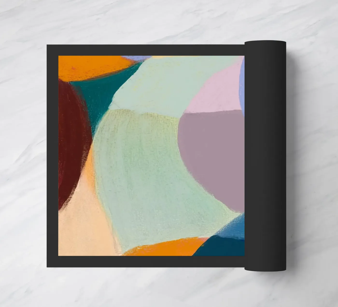 Soft Chalk Impression doormat by treechild