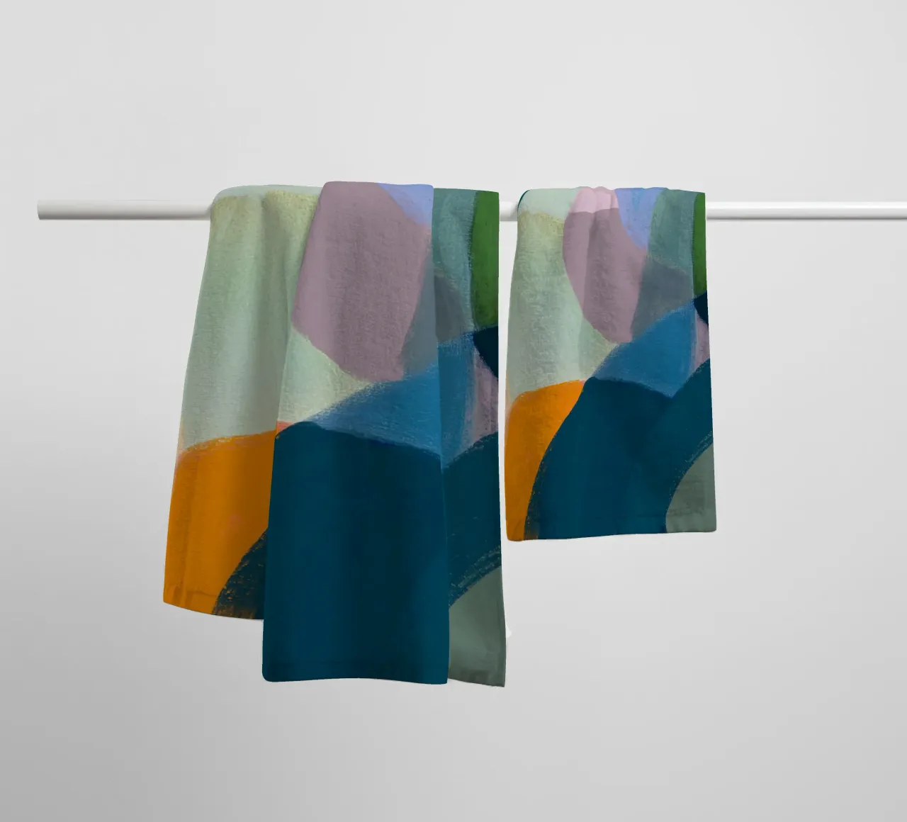 Soft Chalk Impression asciugamano da bagno da treechild