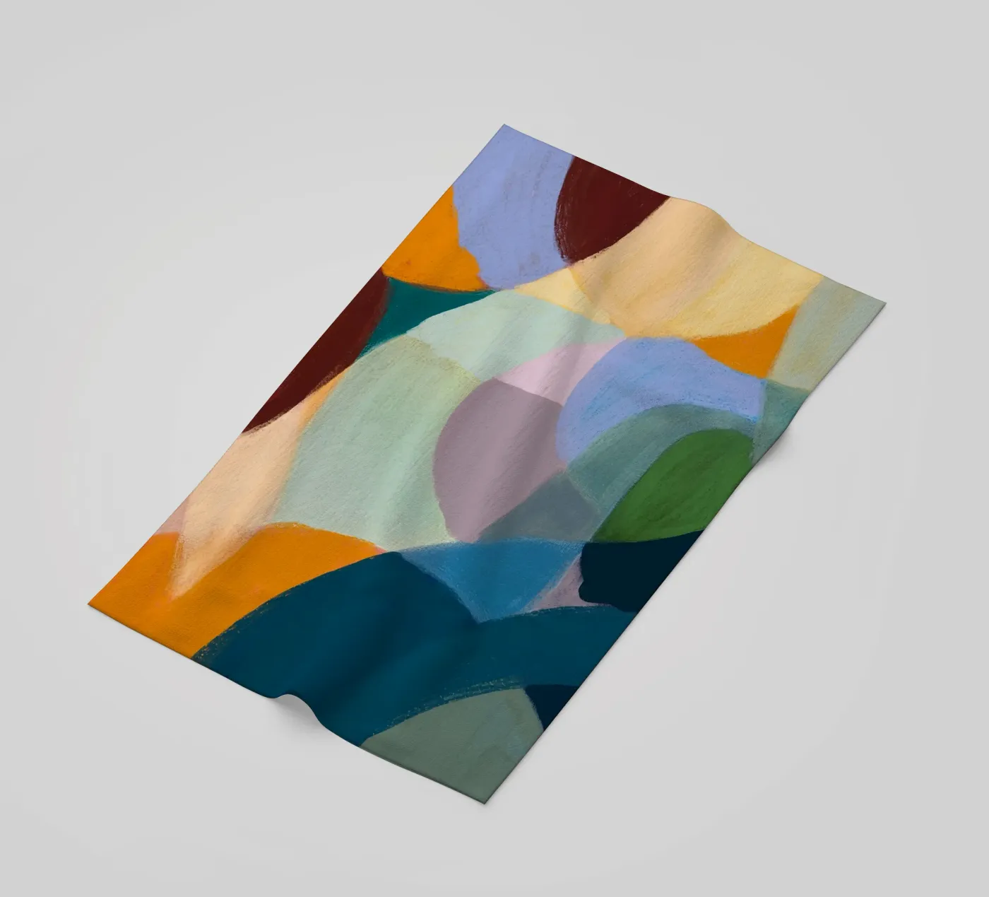 Soft Chalk Impression beach towel by treechild