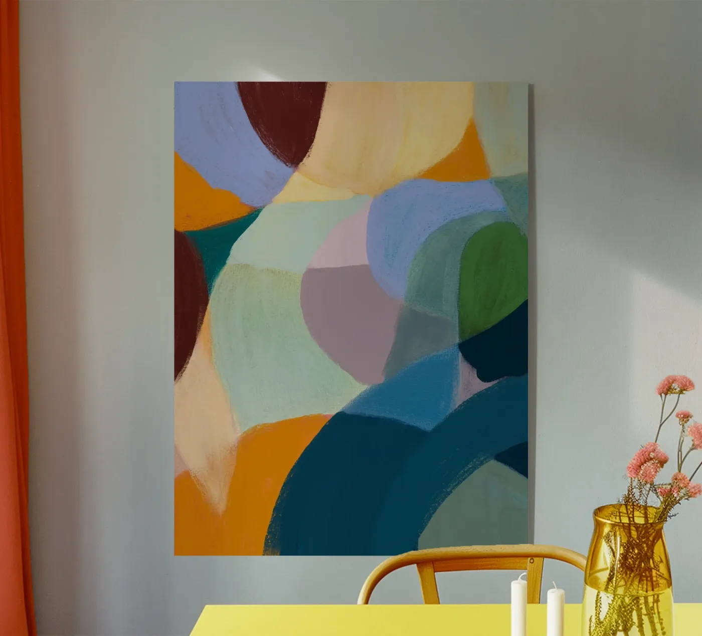 Soft Chalk Impression Acryl-Glas von treechild