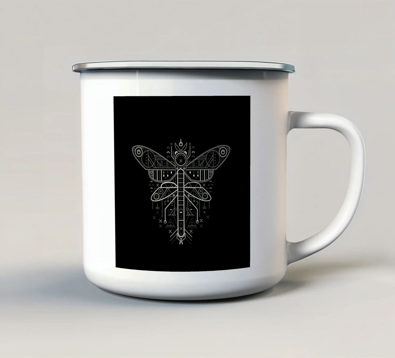Zenith Mosquito tazza in smalto da Petros Afshar
