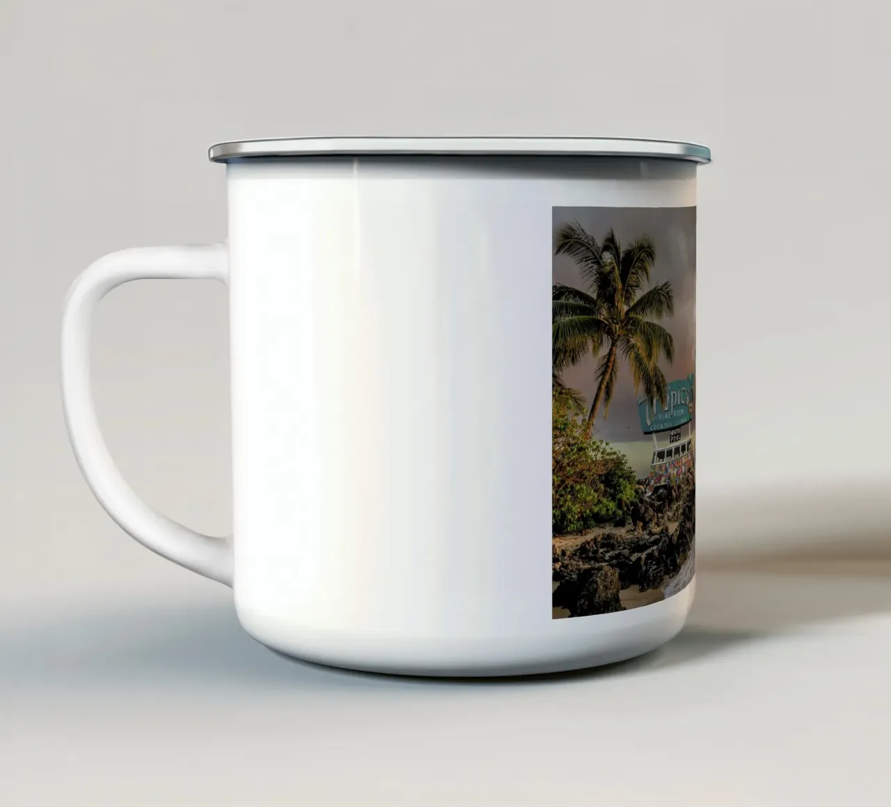 Tropical Compression tazza in smalto da Jason Brueck