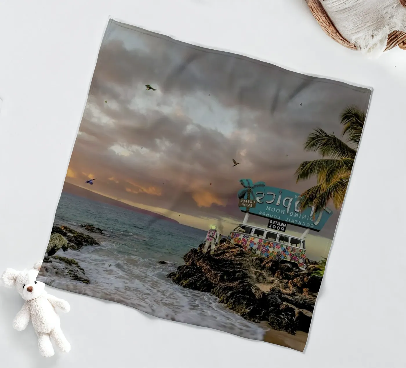 Tropical Compression Fleecedecke von Jason Brueck