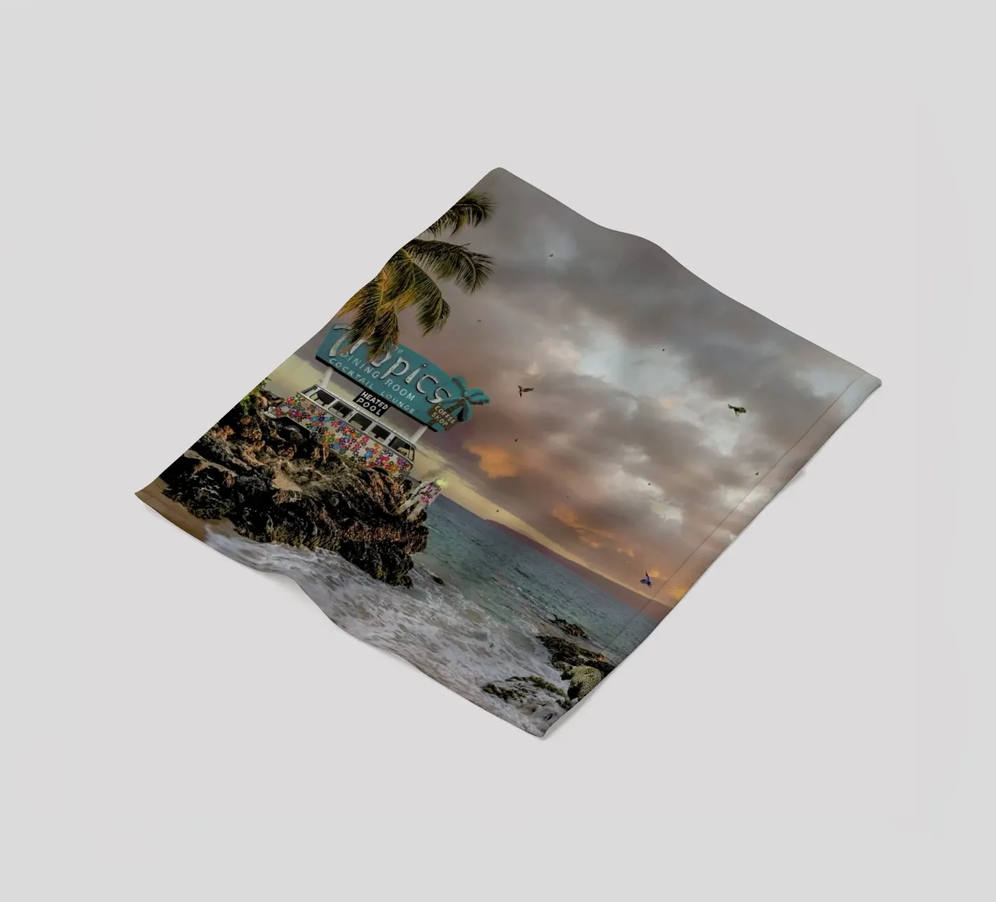 Tropical Compression Fleecedecke von Jason Brueck