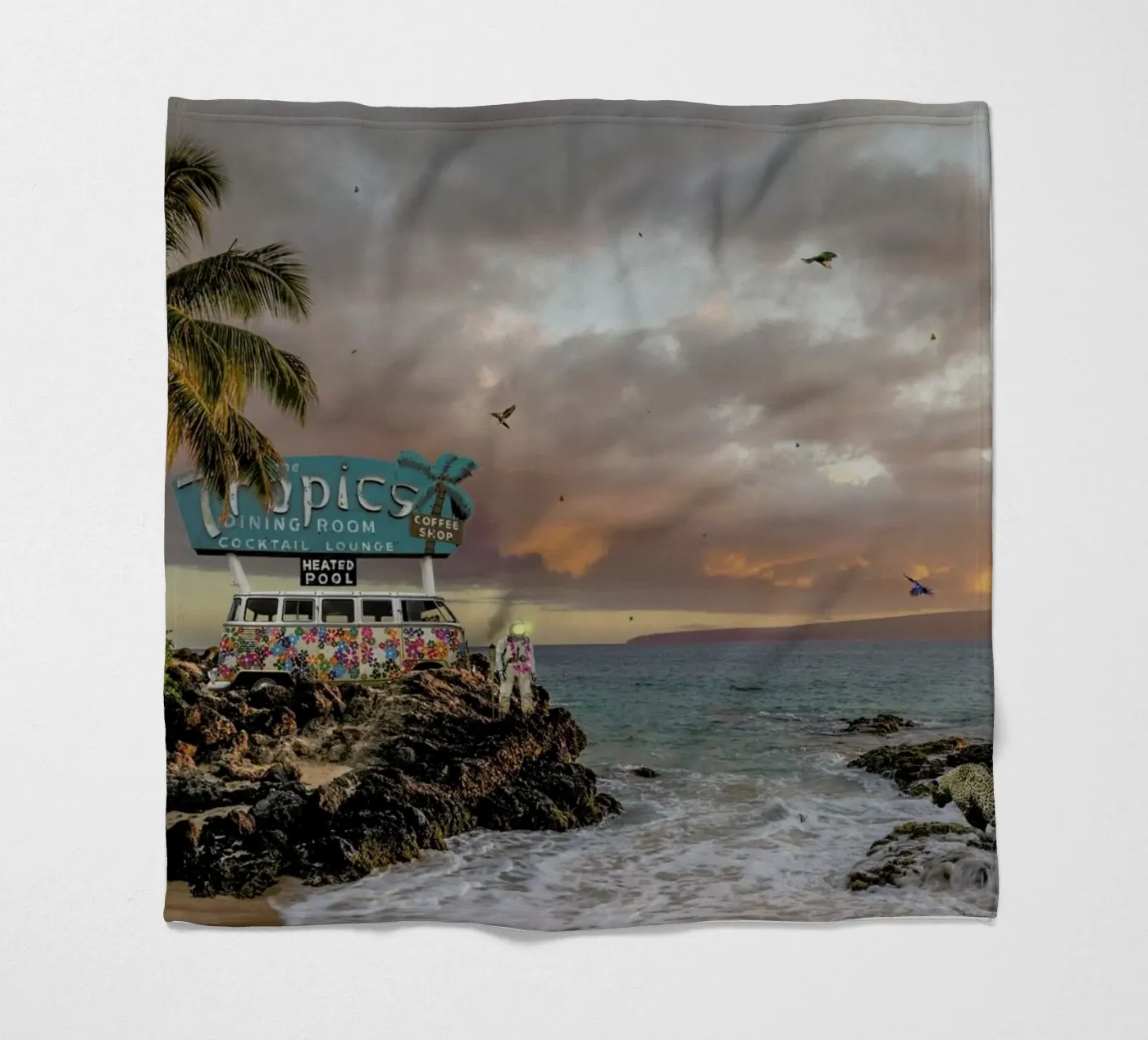 Tropical Compression Fleecedecke von Jason Brueck