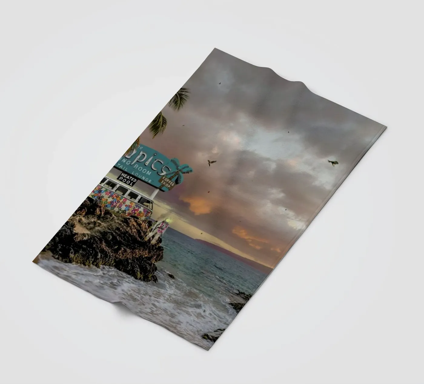 Tropical Compression Fleecedecke von Jason Brueck
