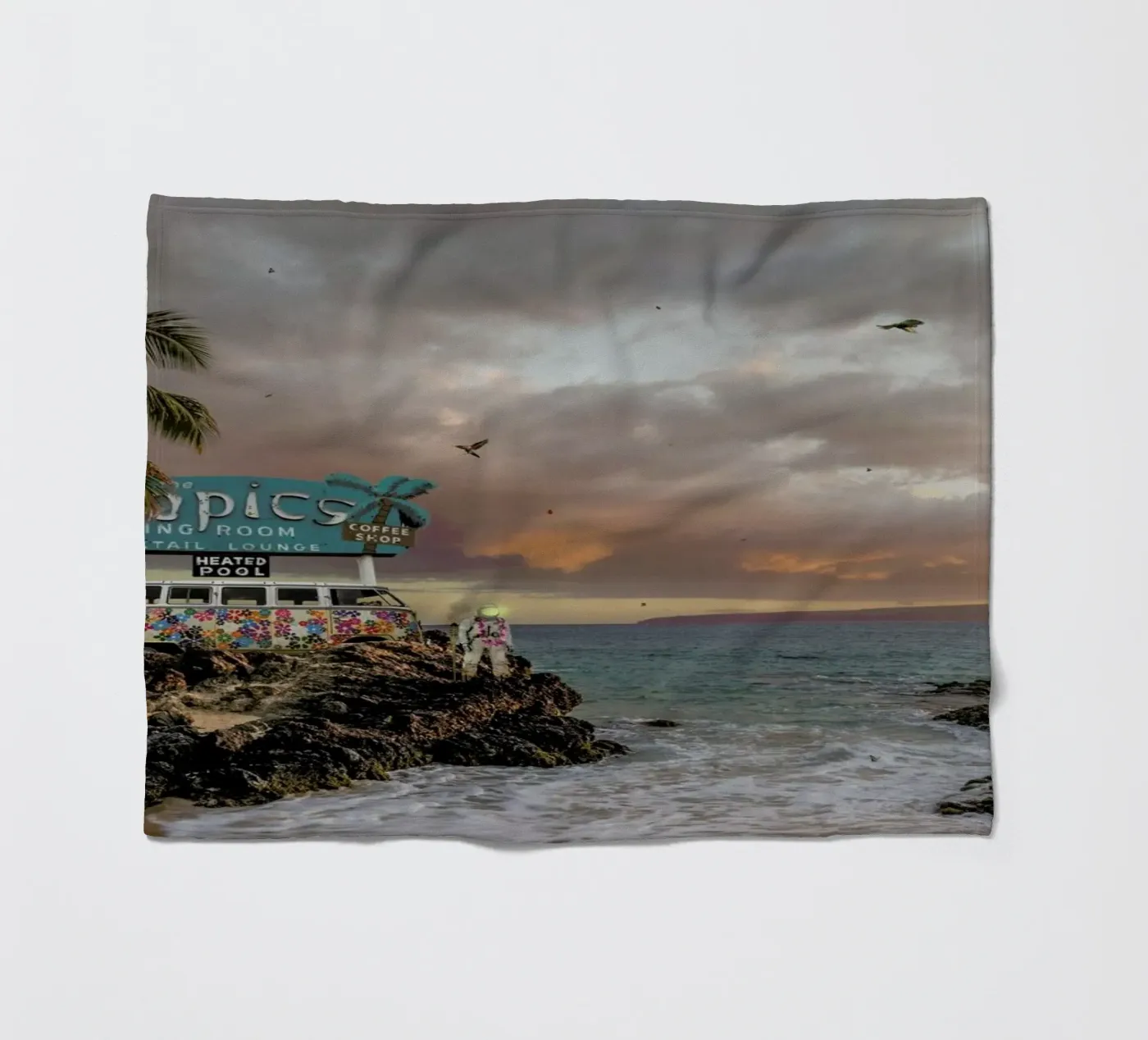 Tropical Compression Fleecedecke von Jason Brueck