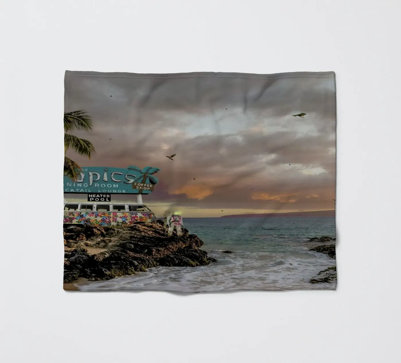 Tropical Compression Fleecedecke von Jason Brueck
