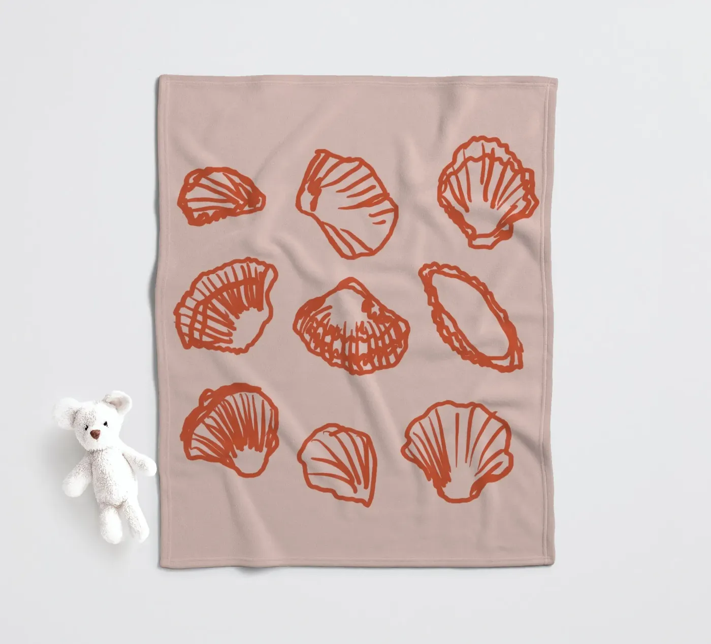 Shell Secrets No 1 Fleecedecke von treechild