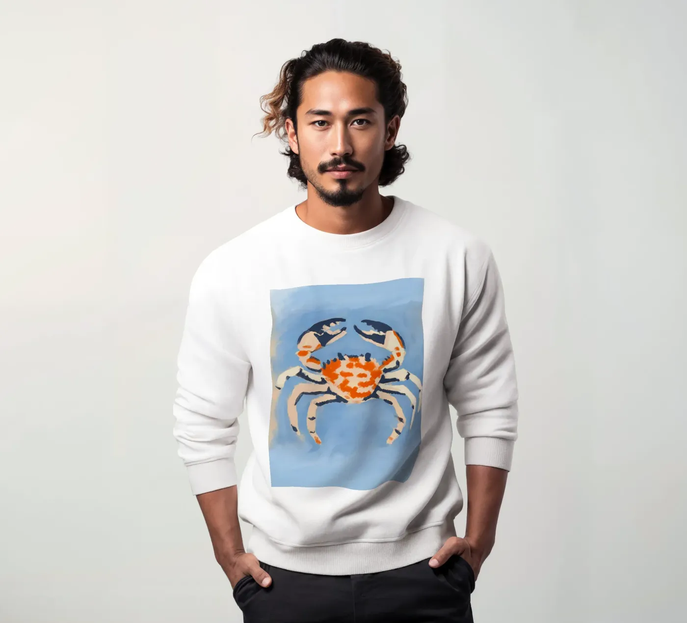 Ruby Crab sweatshirt van treechild