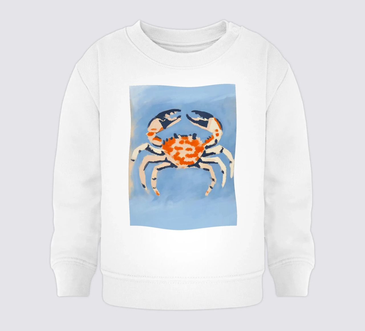 Ruby Crab sudadera de bebé de treechild