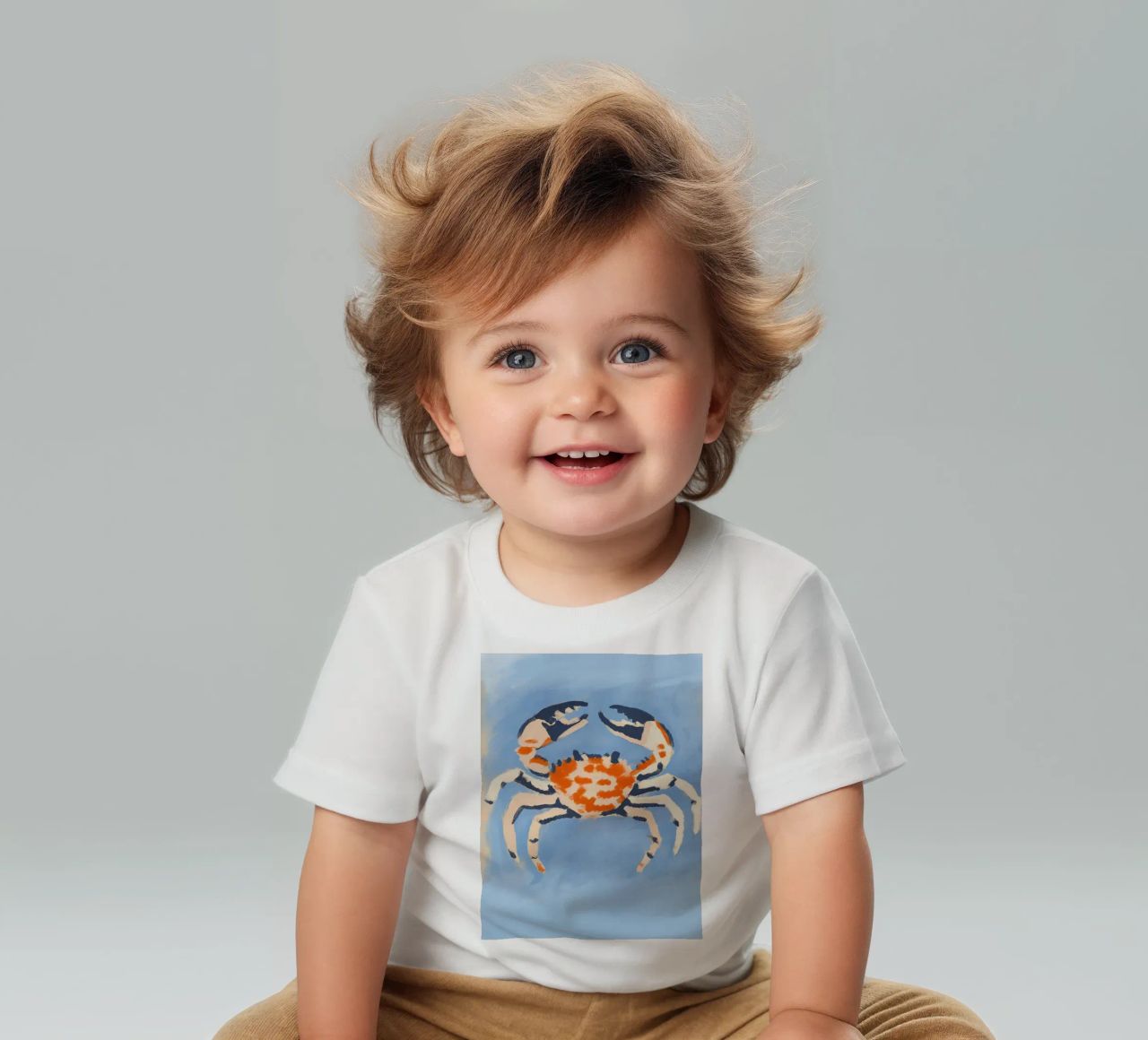 Ruby Crab maglietta neonato da treechild