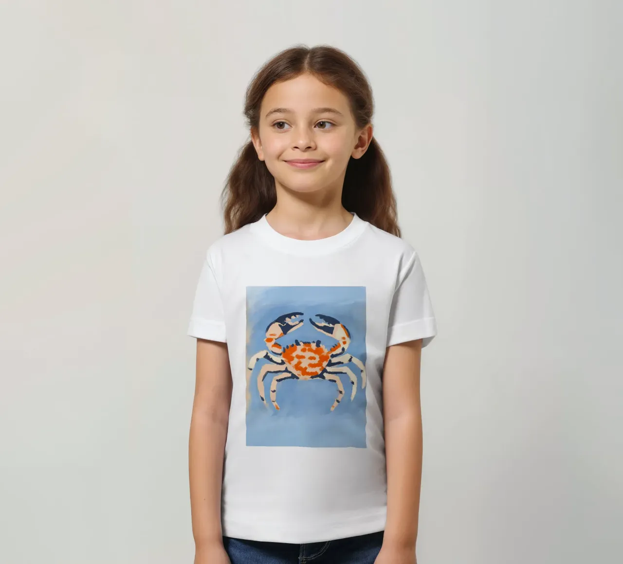 Ruby Crab t-shirt bambini da treechild