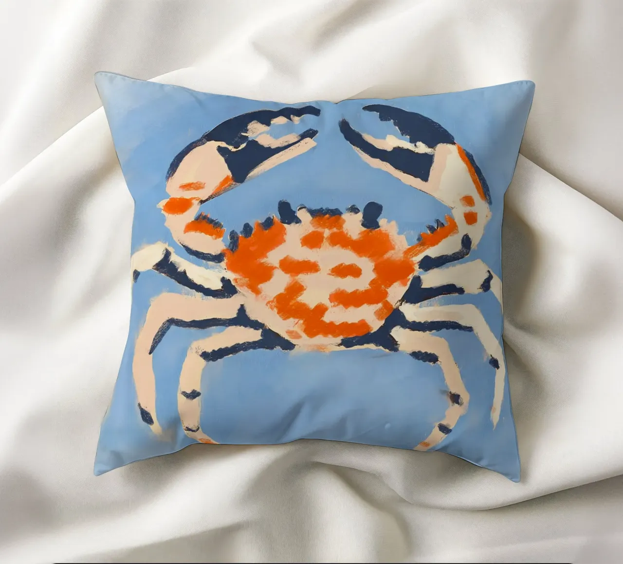 Ruby Crab cuscino da treechild