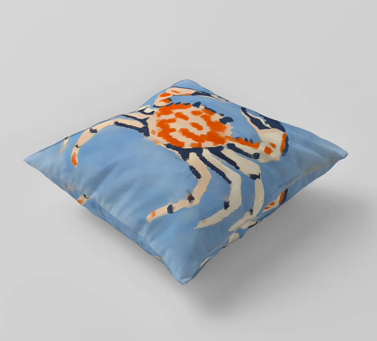 Ruby Crab cuscino da treechild