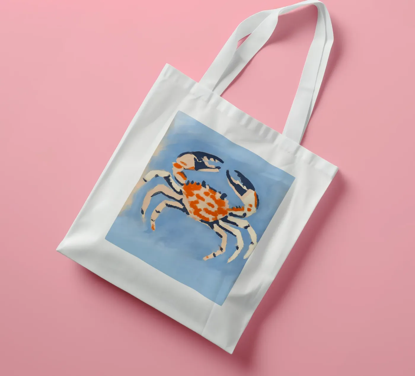 Ruby Crab tote bag by treechild