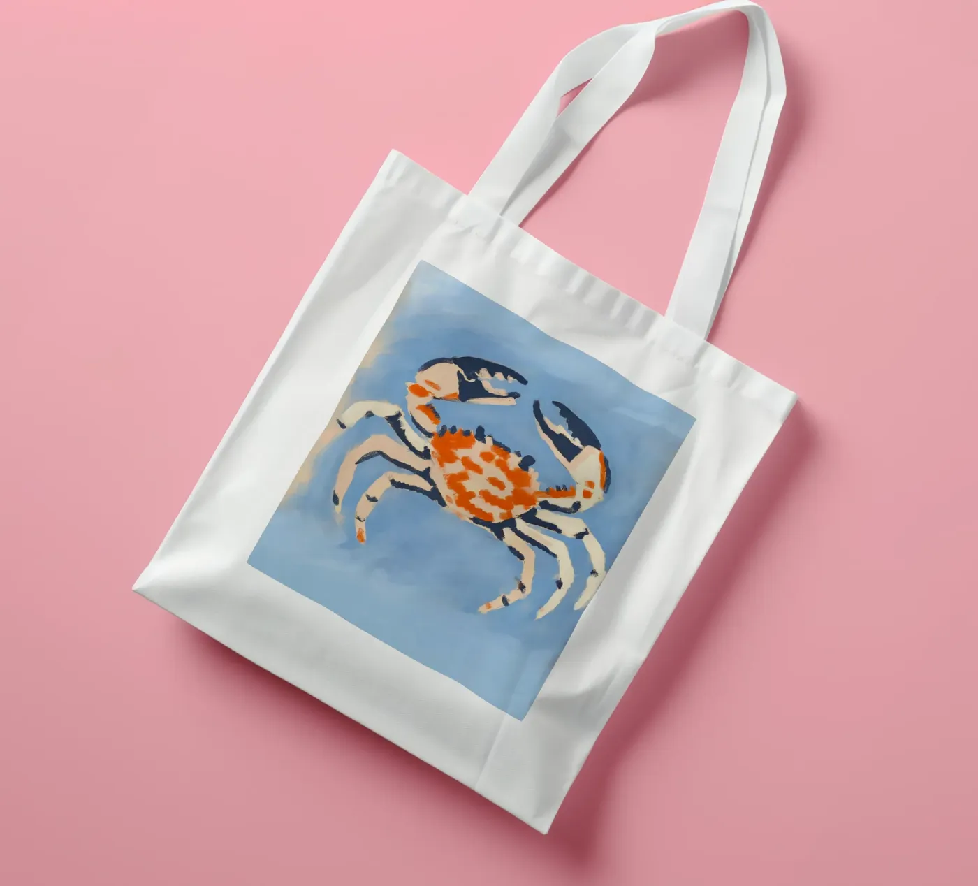 Ruby Crab tote bag by treechild