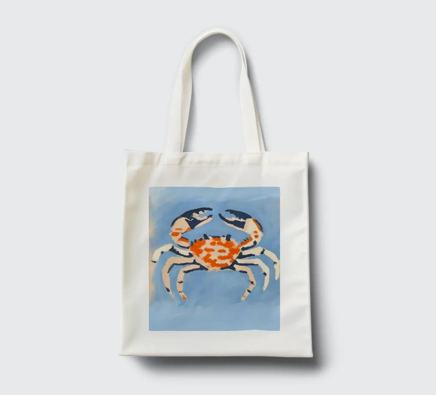 Ruby Crab tote bag by treechild