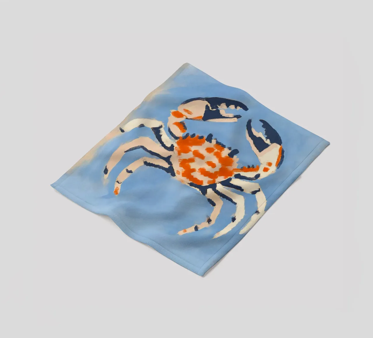 Ruby Crab coperta in pile da treechild