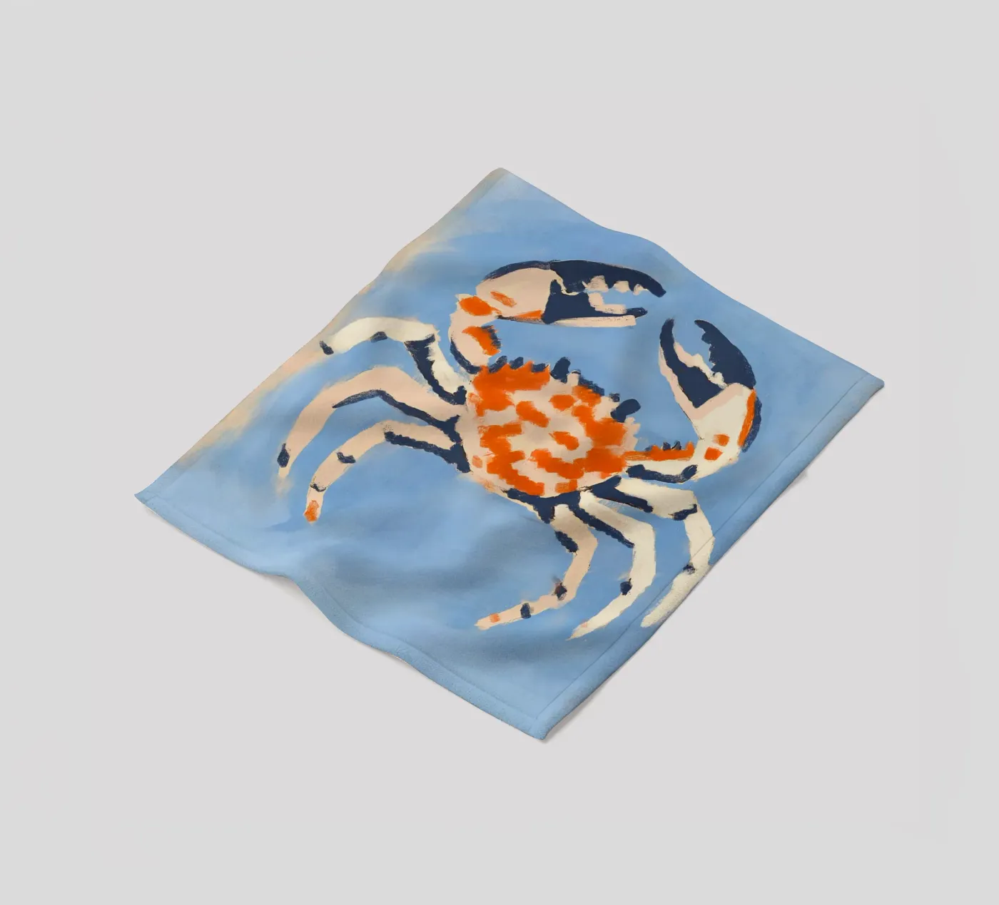 Ruby Crab Fleecedecke von treechild