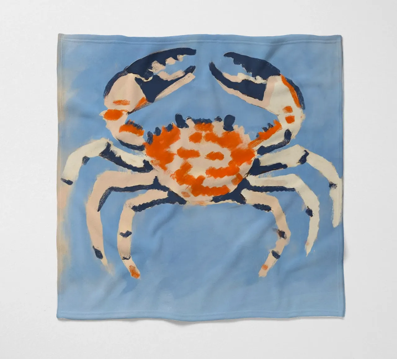 Ruby Crab coperta in pile da treechild