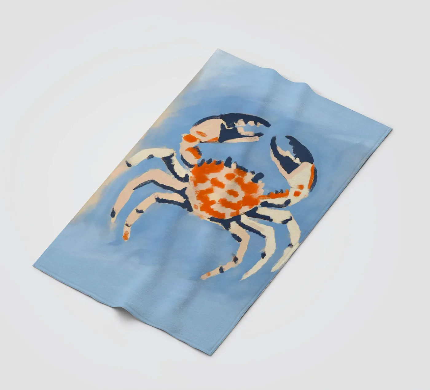 Ruby Crab Fleecedecke von treechild