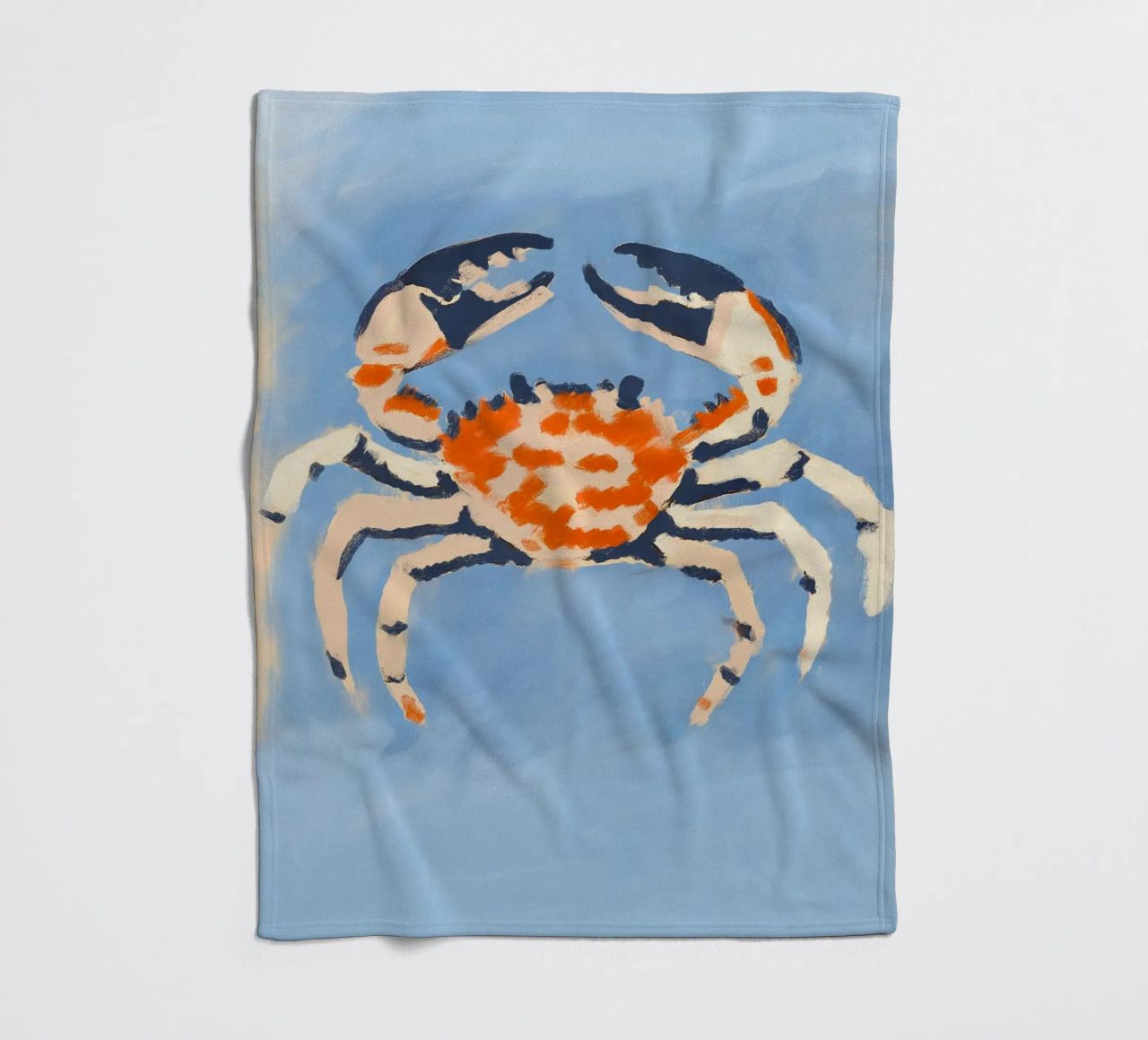 Ruby Crab coperta in pile da treechild