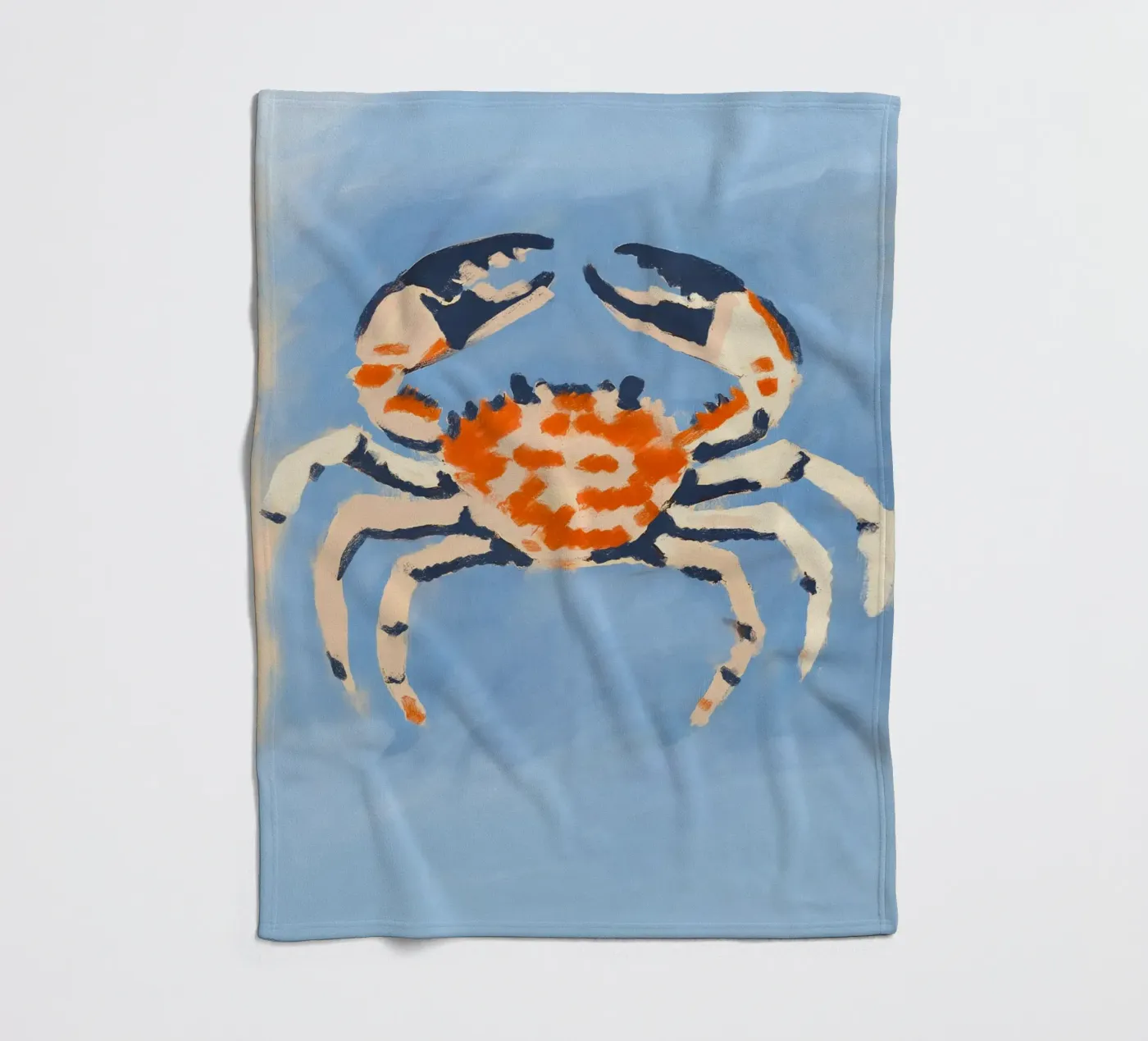 Ruby Crab Fleecedecke von treechild