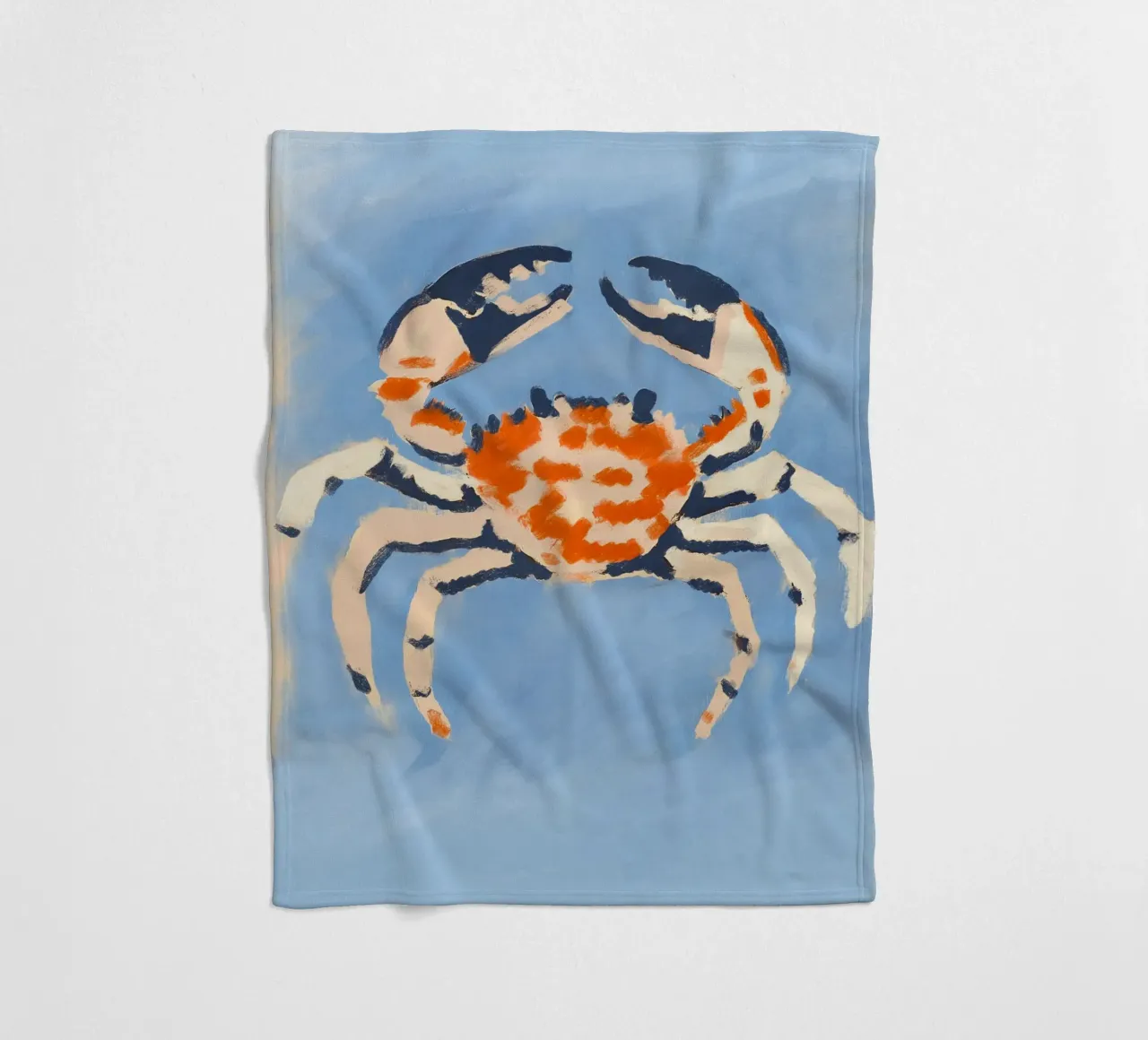 Ruby Crab coperta in pile da treechild