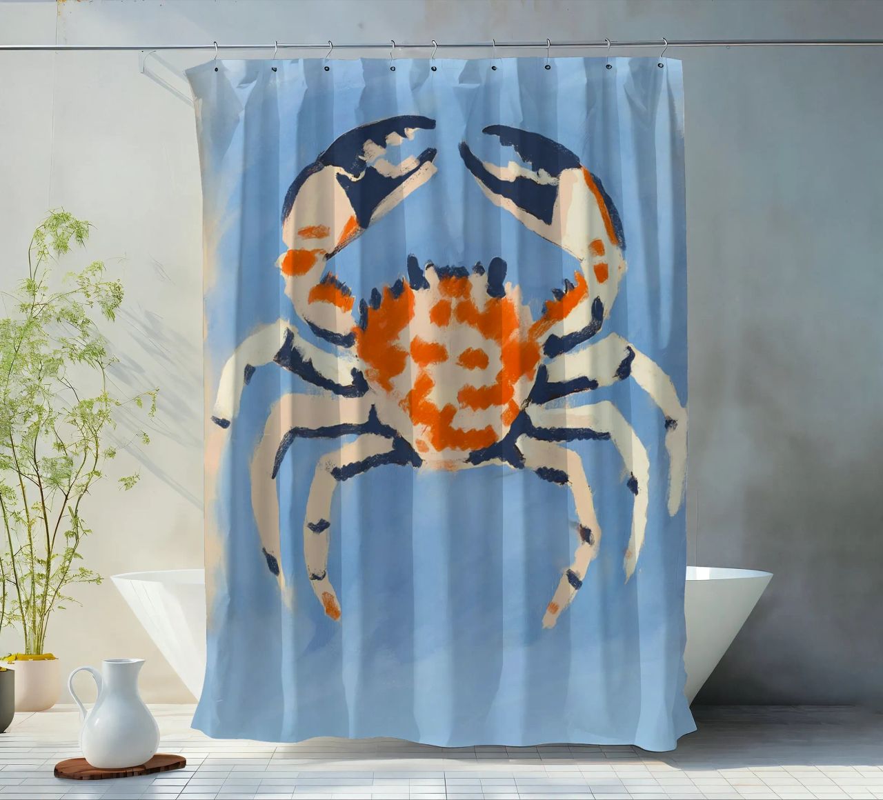 Ruby Crab tenda da doccia da treechild