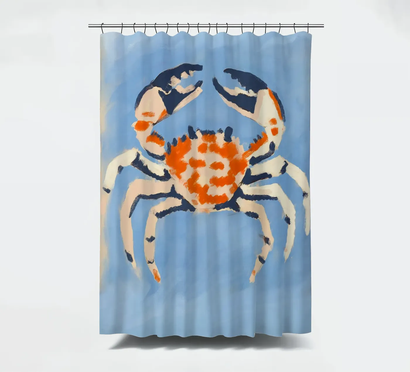 Ruby Crab rideau de douche de treechild