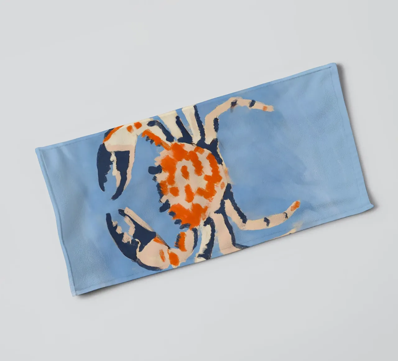 Ruby Crab towel by treechild