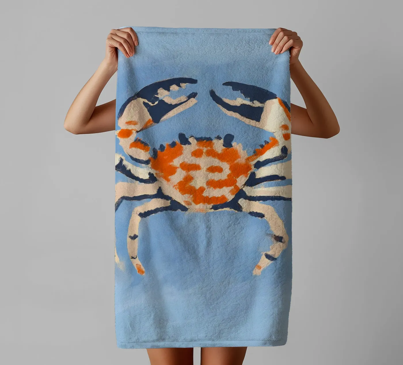 Ruby Crab Handtuch von treechild