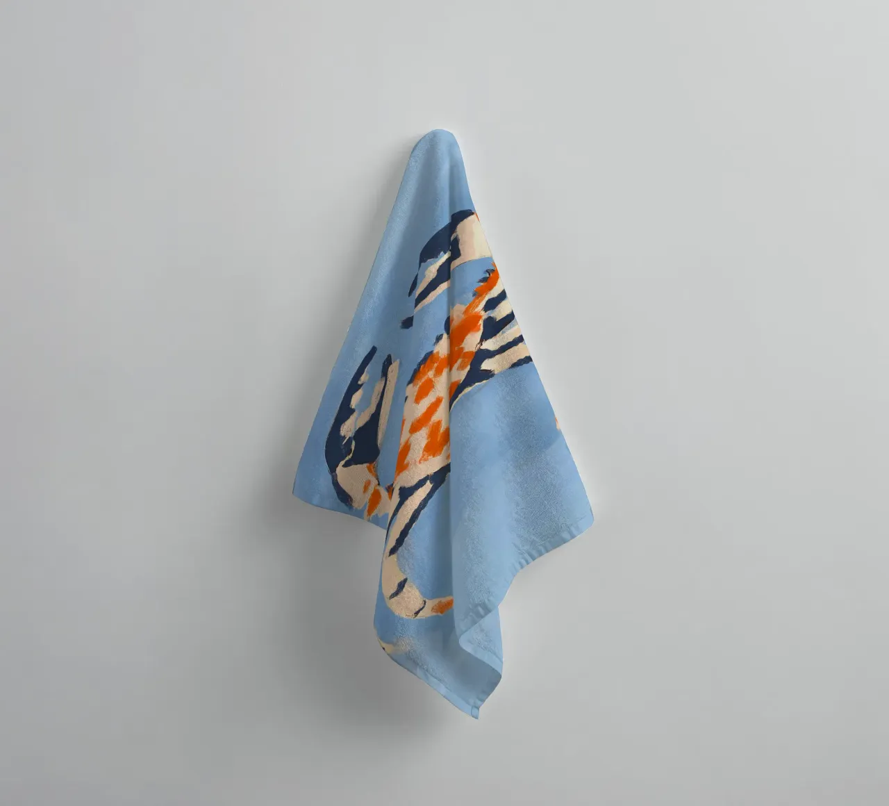 Ruby Crab towel by treechild