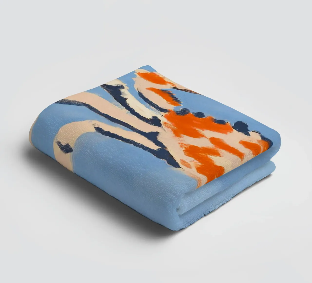Ruby Crab towel by treechild