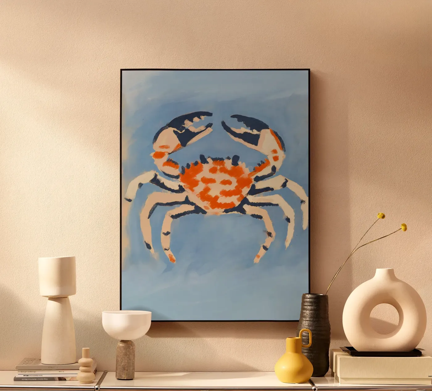 Ruby Crab acryl van treechild